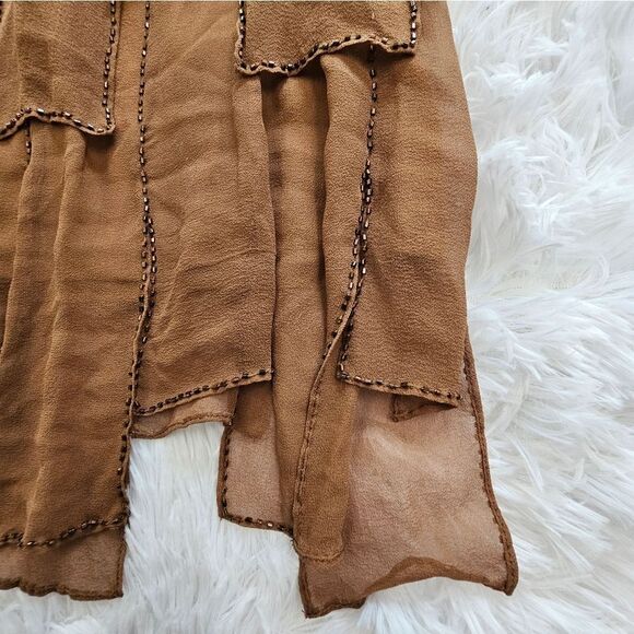 SHE'S 100% Silk size medium 90's vintage skirt - Picture 2 of 11